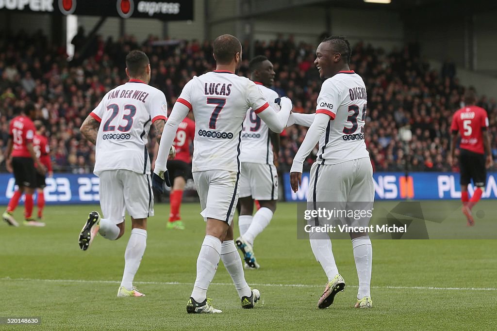 EA Guingamp v Paris Saint-Germain - Ligue 1