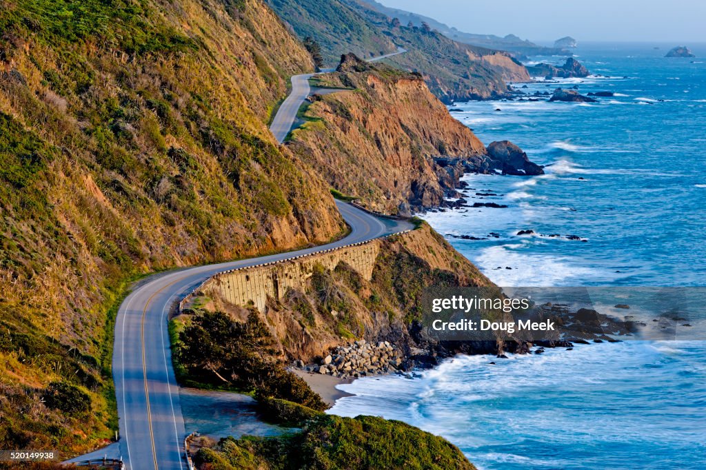 Pacific Coast Highway at Sunset
