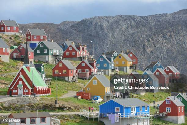 greenland, upernavik - grönland stock-fotos und bilder