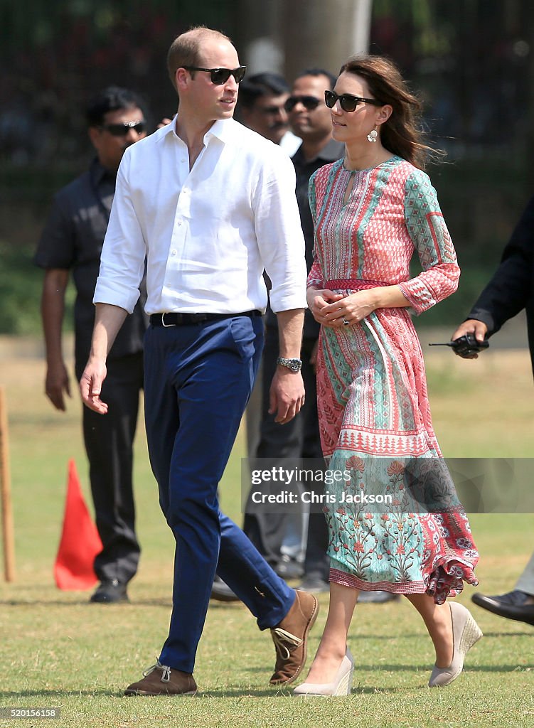 The Duke & Duchess Of Cambridge Visit India & Bhutan - Day 1