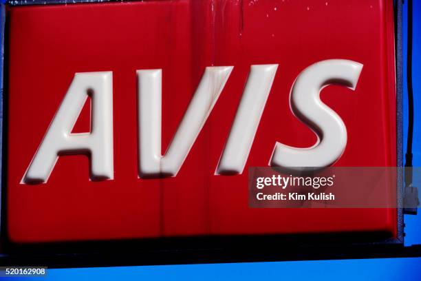Avis Rental Sign 703 Avis Car Stock Photos, High-Res Pictures, and Images - Getty Images