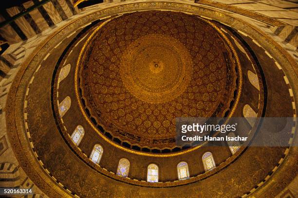 interior of the dome of the rock - dome of the rock 個照片及圖片檔