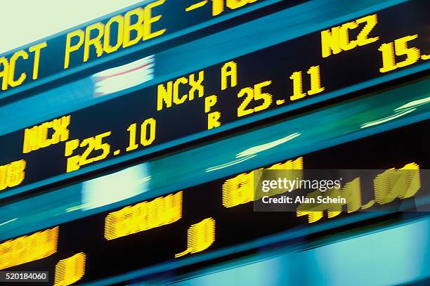 stock prices - trading screen stock pictures, royalty-free photos & images