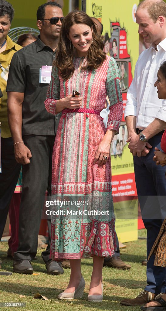 The Duke & Duchess Of Cambridge Visit India & Bhutan - Day 1