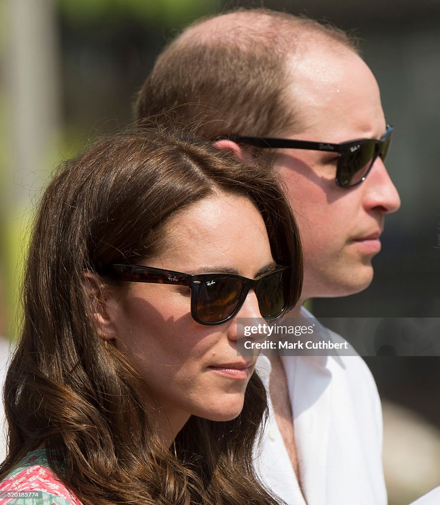 The Duke & Duchess Of Cambridge Visit India & Bhutan - Day 1