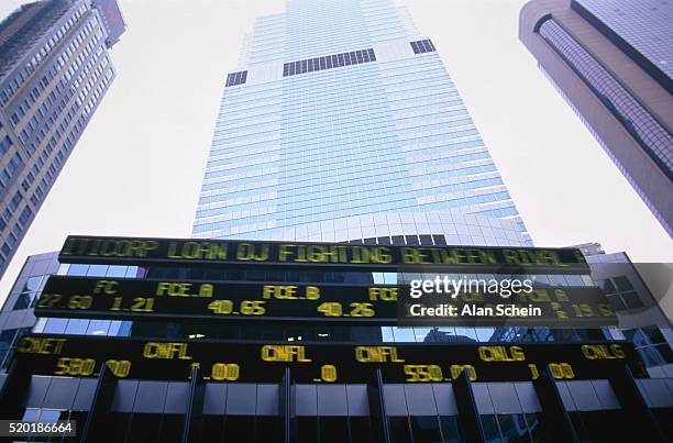 stock information sign for share prices - trading board stock pictures, royalty-free photos & images