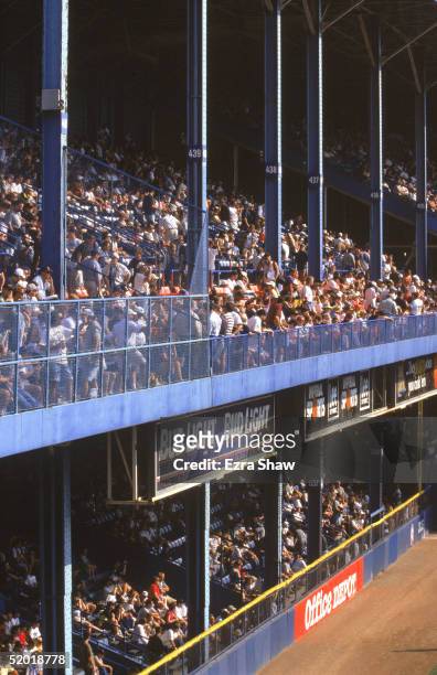 General view of the stands at Tiger Stadium prior to the final baseball game played at the 87 year old Tiger Stadium as the Detroit Tigets host the...