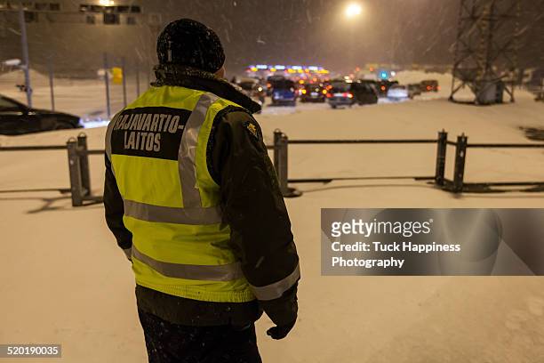 finnish border guard - finland police stock pictures, royalty-free photos & images