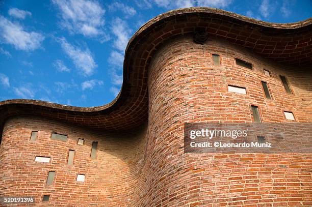 view of church san jose obrero in atlántida. - canelones stock pictures, royalty-free photos & images