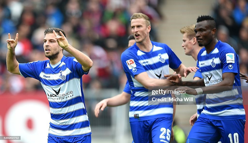 1. FC Nuernberg v MSV Duisburg - 2. Bundesliga