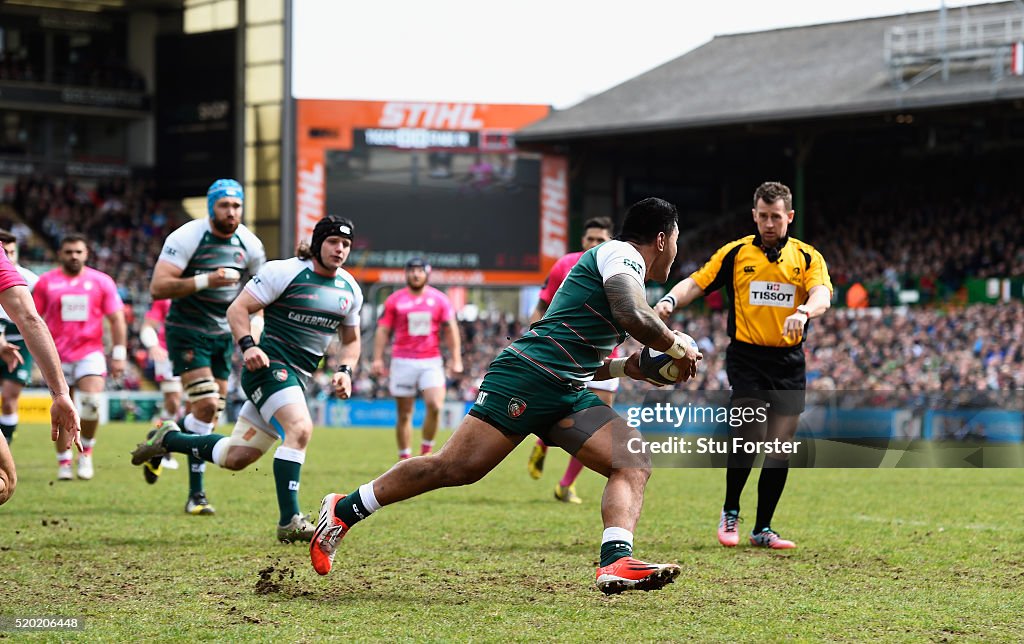 Leicester Tigers v Stade Francais Paris  - European Rugby Champions Cup Quarter Final