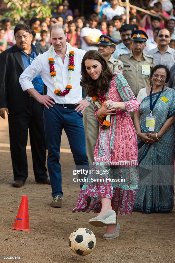 The Duke & Duchess Of Cambridge Visit India & Bhutan - Day 1