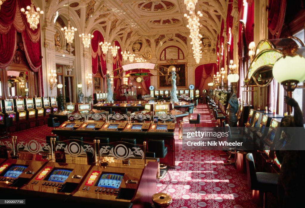 Interior of Casino in Monte Carlo