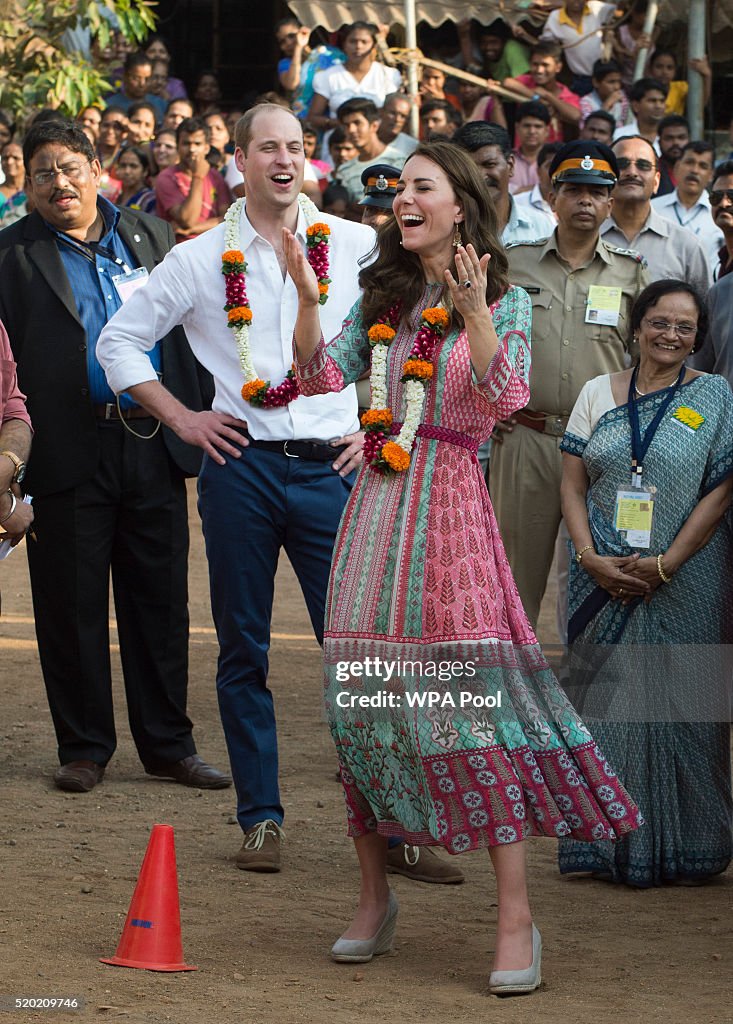 The Duke & Duchess Of Cambridge Visit India & Bhutan - Day 1