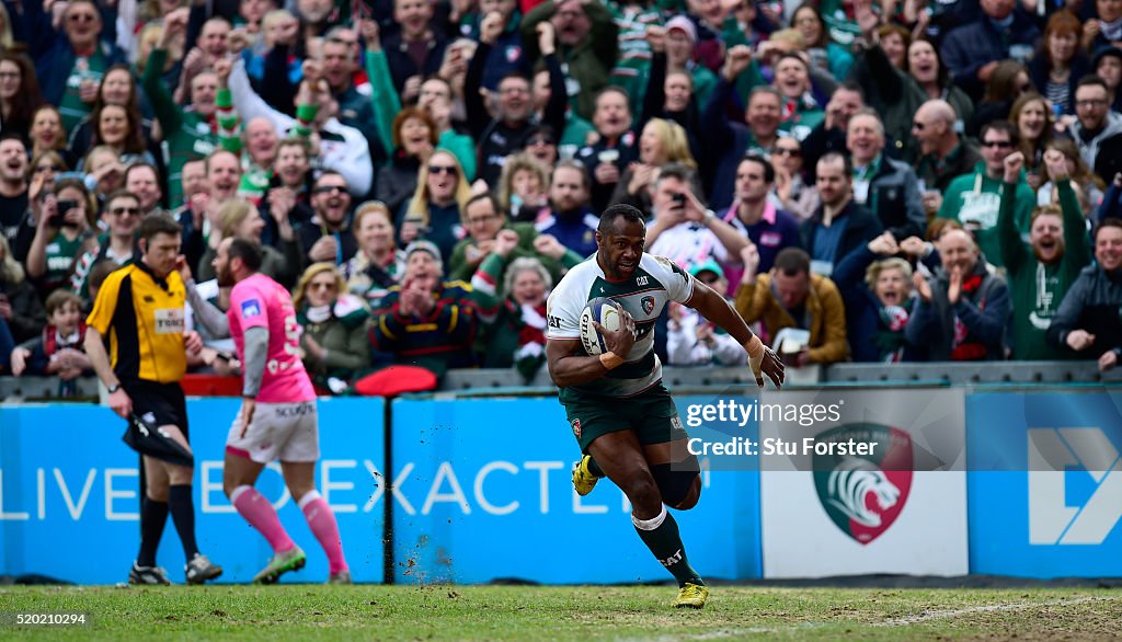 Leicester Tigers v Stade Francais Paris  - European Rugby Champions Cup Quarter Final