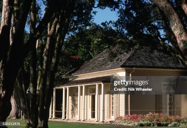 In 1840, a treaty was signed in this house to end conflicts between the indigenous Maori and the immigrants from Europe. The treaty also admitted New...