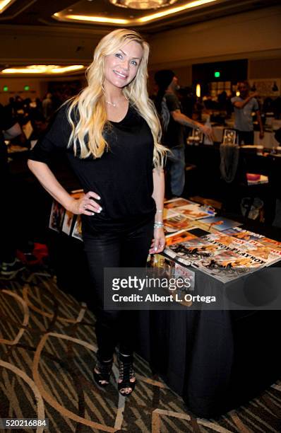 Actress Nikki Ziering at the The Hollywood Show held at Westin LAX Hotel on April 9, 2016 in Los Angeles, California.