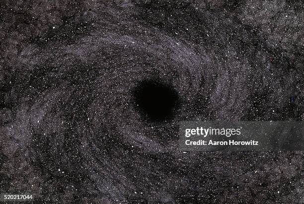 black hole, digital illustration - wormhole space stock pictures, royalty-free photos & images
