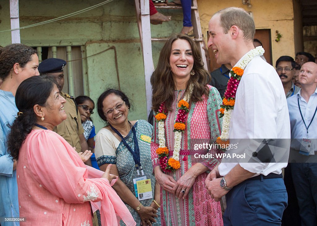 The Duke & Duchess Of Cambridge Visit India & Bhutan - Day 1