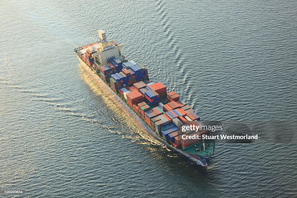 Cargo Container Ship