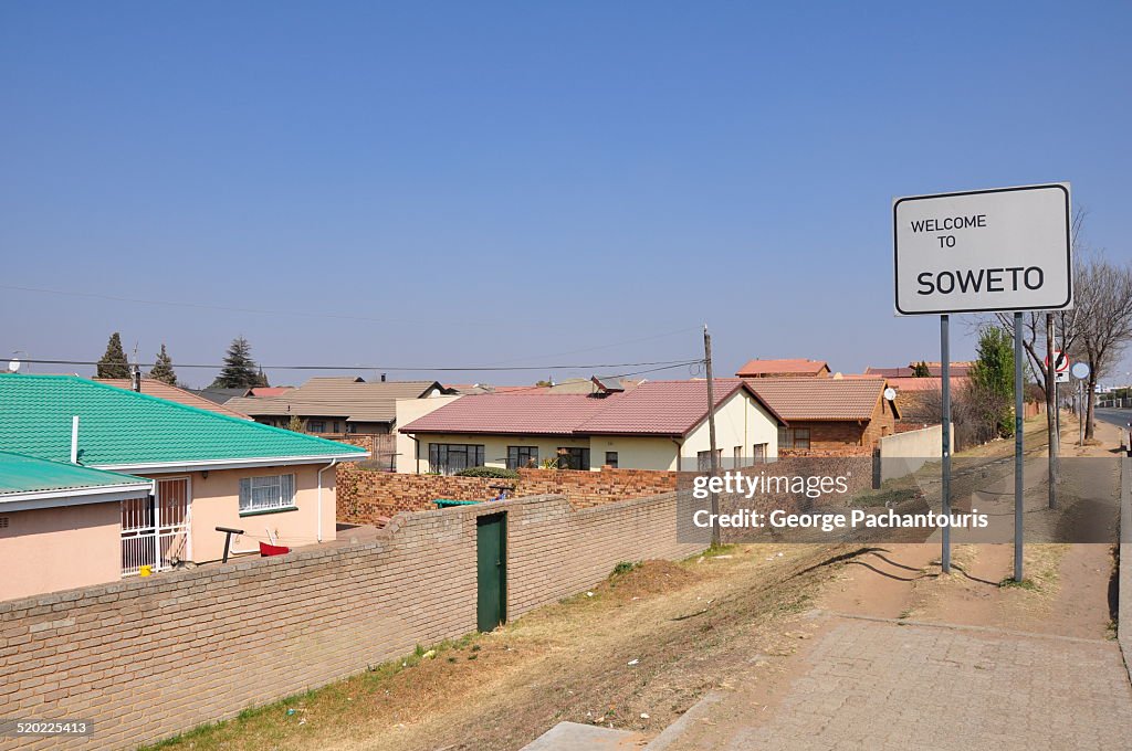 Entrance to the Soweto, South Africa