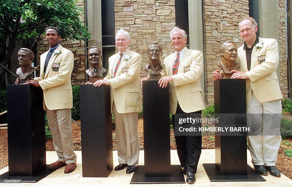 The four-man class of 1997 Pro Football Hall of Fa