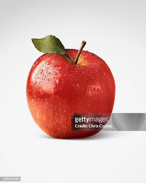 red apple - apple stockfoto's en -beelden