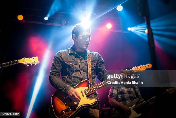 Brian Fallon And The Crowes perform at KOKO on April 8, 2016 in London, England.