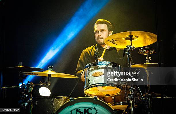Brian Fallon And The Crowes perform at KOKO on April 8, 2016 in London, England.