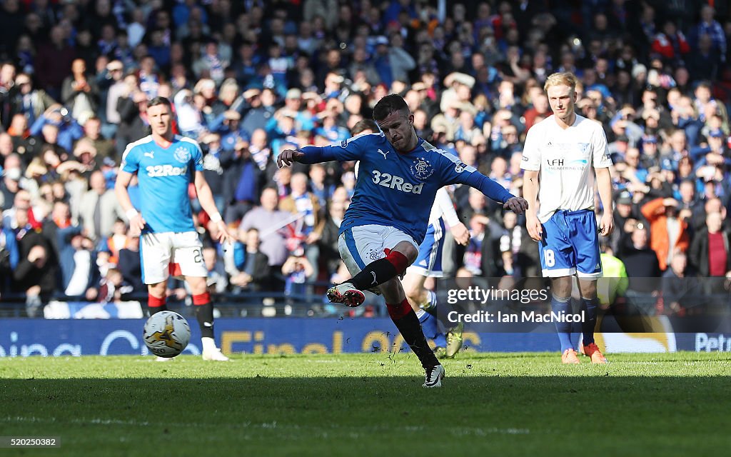 Rangers v Peterhead - Petrofac Training Cup Final