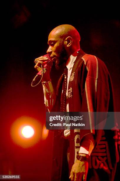 American rapper Mos Def performs onstage at the Congress Theater, Chicago, Illinois, February 13, 2010.