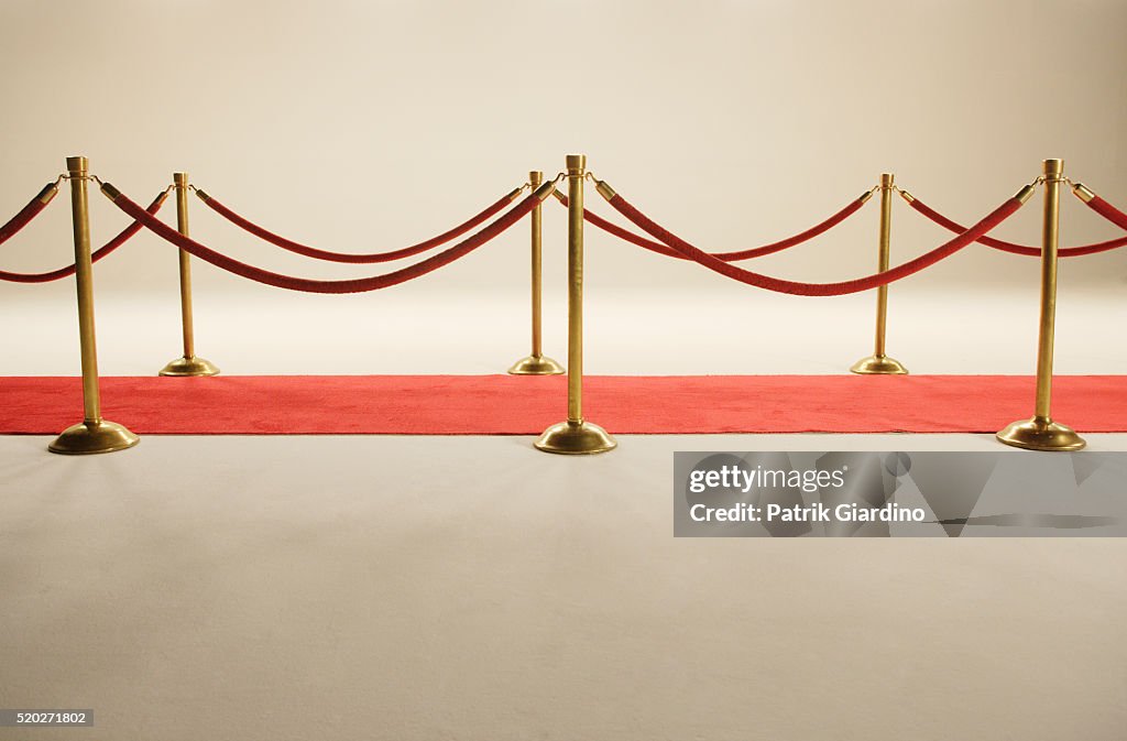 Velvet rope and Red Carpet