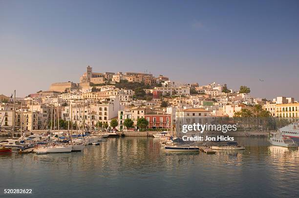 marina - ibiza town stock pictures, royalty-free photos & images
