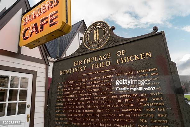 birthplace of kentucky fried chicken - birthplace of kentucky fried chicken stock pictures, royalty-free photos & images