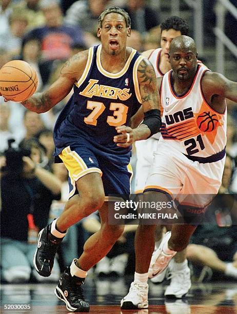 Rodman Lakers Rockets 344 Dennis Rodman Lakers Photos & High Res Pictures - Getty Images