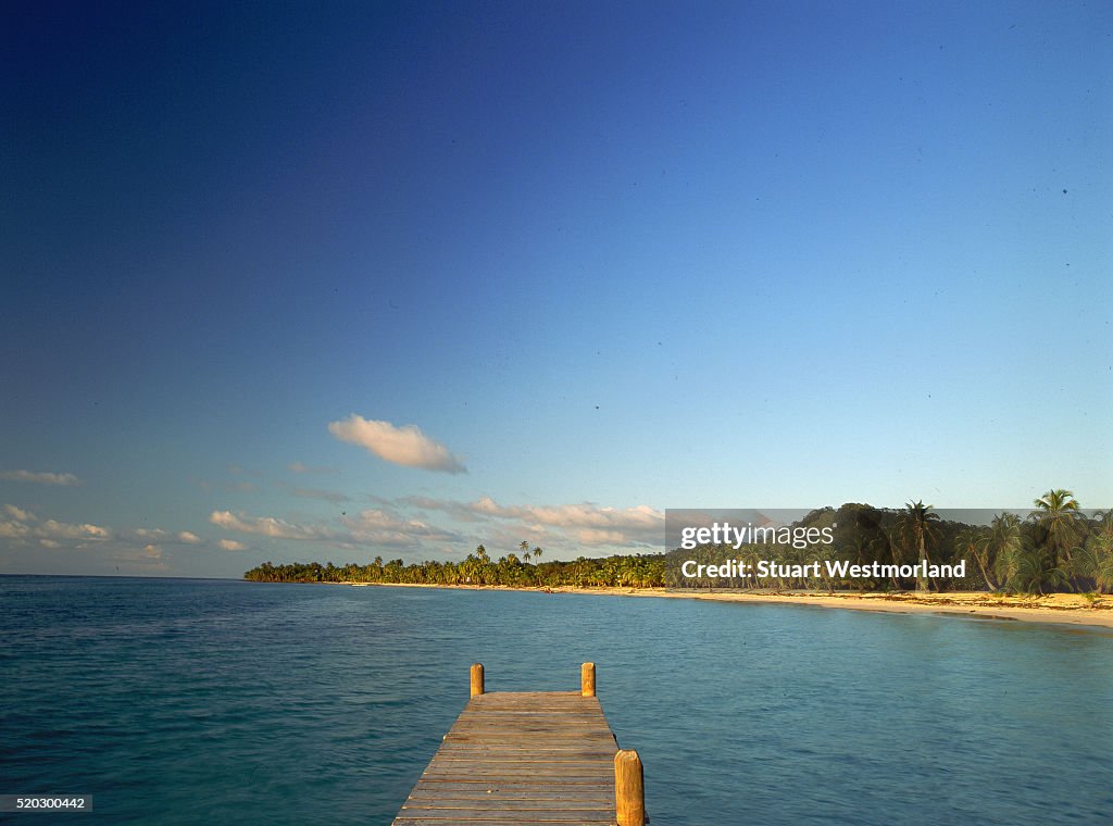 View From a Roatan Pier