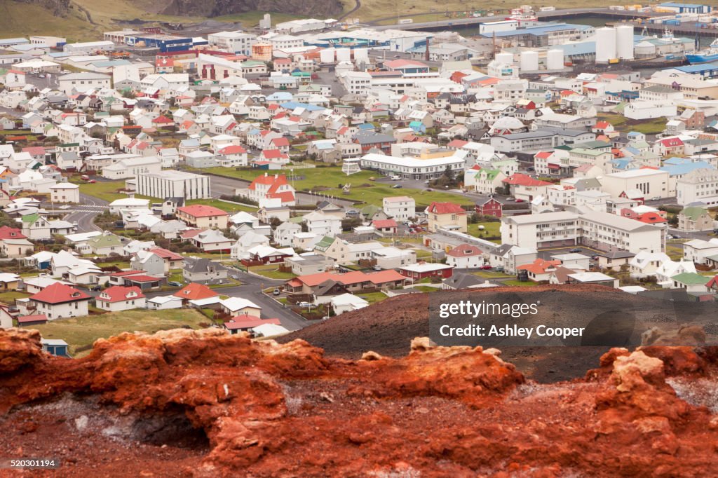 Eldfell volcano