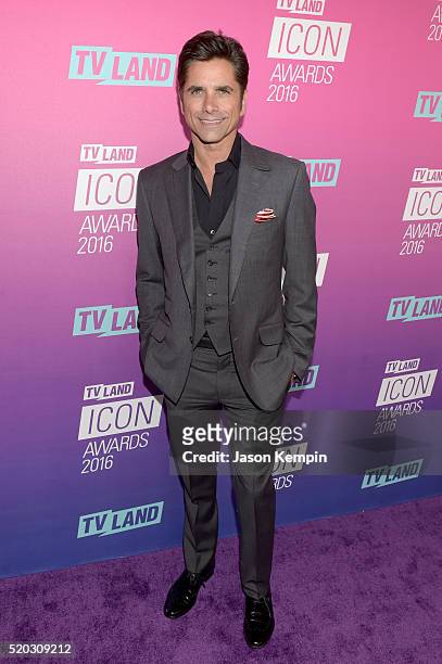 Actor John Stamos attends 2016 TV Land Icon Awards at The Barker Hanger on April 10, 2016 in Santa Monica, California.