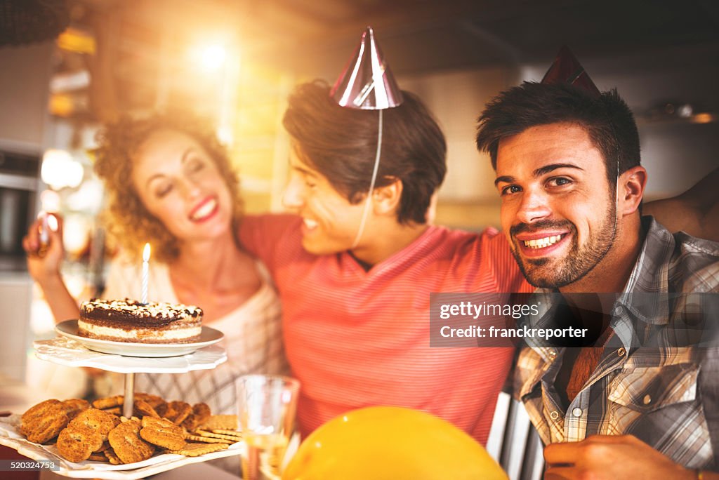 Have fun at party for the birthday guy