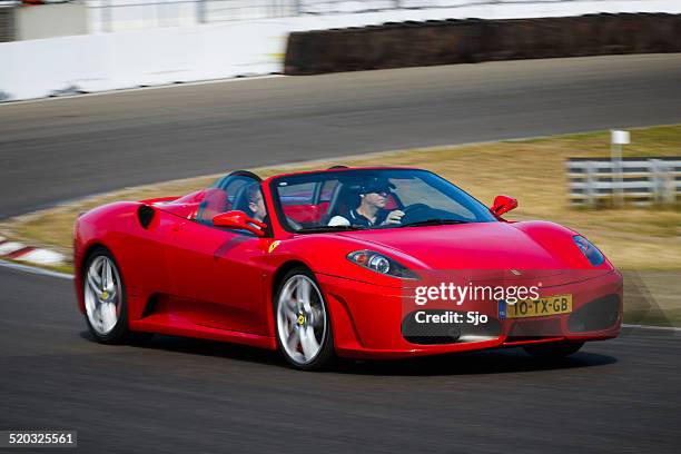 ferrari f430 spider - ferrari spider stock pictures, royalty-free photos & images