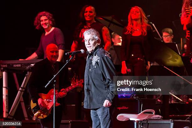 British singer Dan McCafferty performs live during Rock Meets Classic at the Tempodrom on April 8, 2016 in Berlin, Germany.