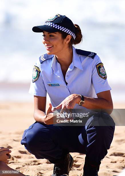 Pia Miller on the set of Home and Away on April 11, 2016 in Sydney, Australia.
