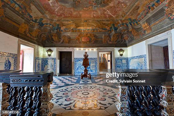 lisbon, sao vicente de fora monastery - azulejos stock pictures, royalty-free photos & images