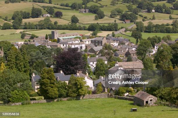 dent village in yorkshire dales national park - dents stock pictures, royalty-free photos & images