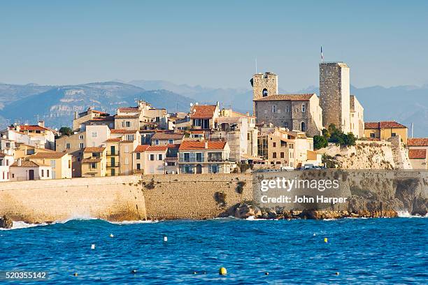chateau grimaldi in antibes on the cote d'azur - antibes ストックフォトと画像