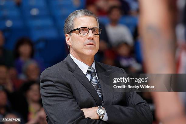 Head coach Randy Wittman of the Washington Wizards coaches against the Sacramento Kings on March 30, 2016 at Sleep Train Arena in Sacramento,...