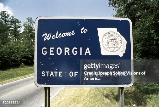 Georgia Road Sign High-Res Stock Photo - Getty Images