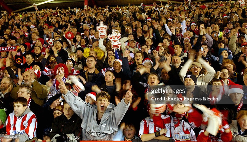 FA Cup Third Round Replay - Exeter City v Manchester United