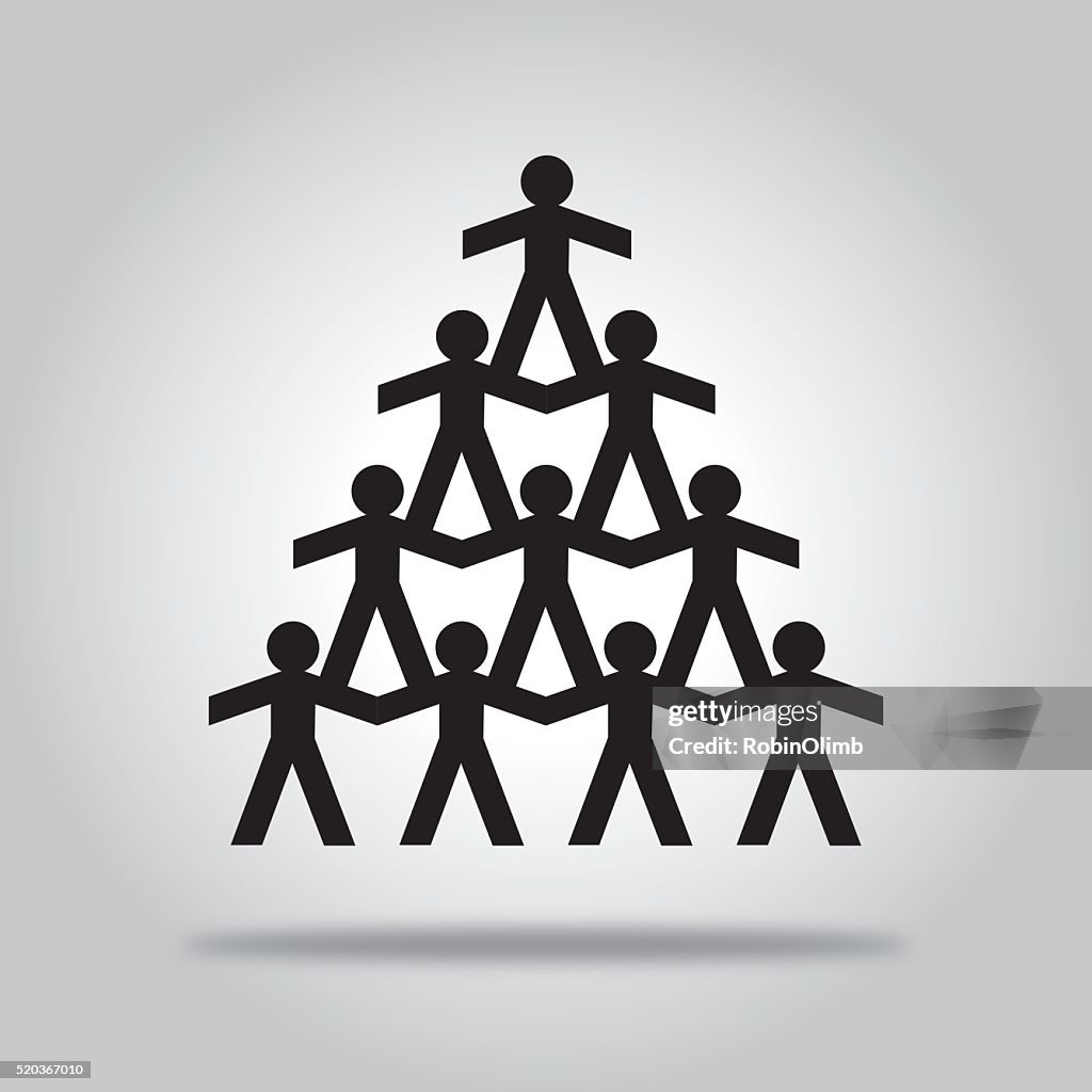 Human Figures Pyramid High-Res Vector Graphic - Getty Images