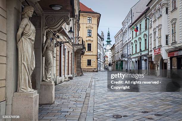 bratislava old city - stare mesto stock pictures, royalty-free photos & images